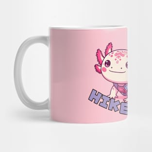 Hiking axolotl Mug